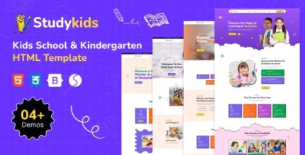 Studykids - Kindergarten School HTML Template