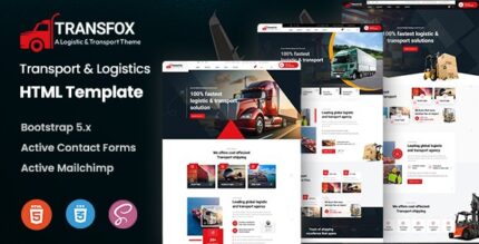 Transfox - Transport & Logistics HTML Template