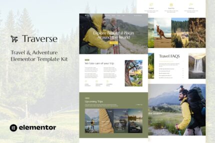 Traverse - Travel & Tour Agency Elementor Template Kit