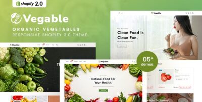 Vegable - Organic Vegetables Responsive Shopify 2.0 Theme