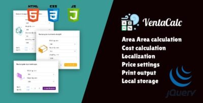 VentaCalc - Pipe and Ventilation System Cost and Area Calculator