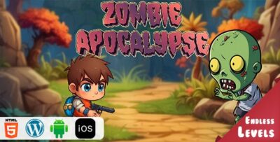 Zombie Apocalypse - HTML5 Game