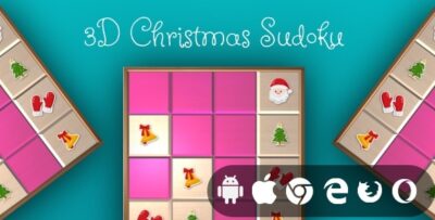 3D Christmas Sudoku - Cross Platform Puzzle Game