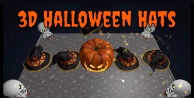 3D Halloween Hats - Cross Platform Puzzle Game