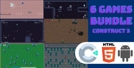 6 Games Bundle HTML5 - Construct 3