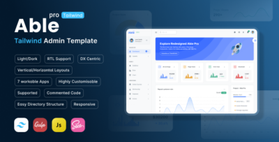 Able Pro Tailwind CSS Admin Dashboard Template