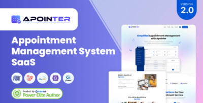 Apointer - Appointment Management System SaaS NULLED v2.0