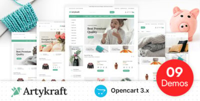 Artykraft - Art and Decor Responsive OpenCart Theme