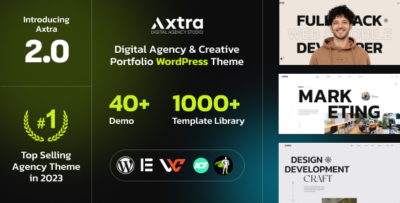 Axtra Digital Agency Creative Portfolio Theme