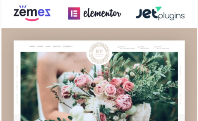 Belle Fleur - Wedding Landing Elementor WordPress Theme