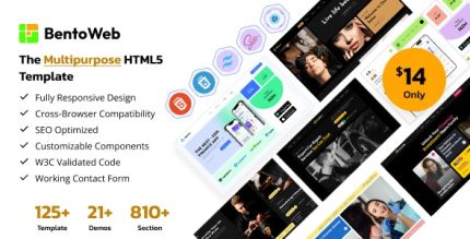 Bentoweb - The Multipurpose HTML5 Template