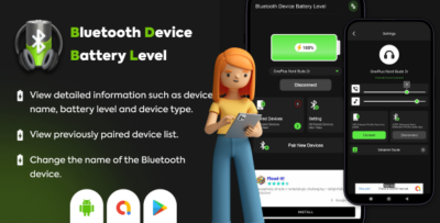 Bluetooth Device Battery Level - Bluetooth Device Manager - Battery Life Monitor