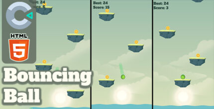 Bouncing Ball Endless - HTML5 Game - C3P