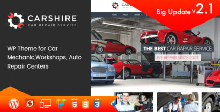 Car Shire Auto Mechanic & Repair WordPress Theme