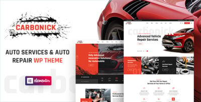 Carbonick - Auto Services & Repair WordPress Theme