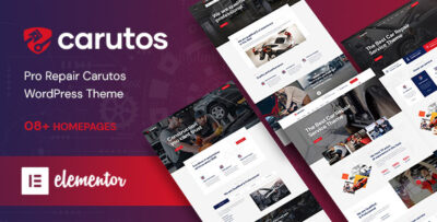 Carutos - Car Repair Services & Auto Parts WooCommerce WordPress Theme