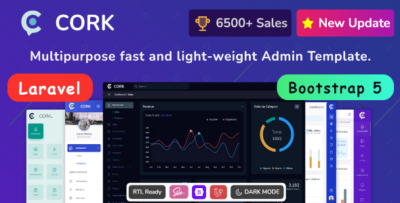 Cork - Bootstrap 5 Admin & Laravel Dashboard Template