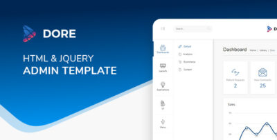 Dore jQuery - Bootstrap 4 Admin Template