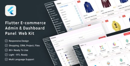 EcomDash - Complete eCommerce Web Admin Panel & Dashboard WebKit