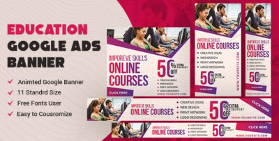 Education - HTML5 Google Banner AD