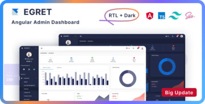 Egret - Angular 18+ Admin Dashboard Template