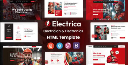 Electrica - Electricity Services HTML Template