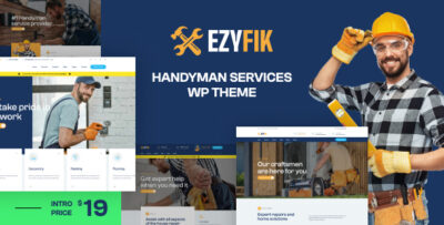 Ezyfik - Handyman Services WordPress Theme