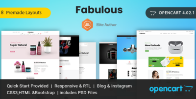 Fabulous - Multipurpose Opencart Theme