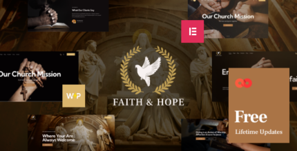 Faith & Hope Church & Religion Non-Profit WordPress Theme