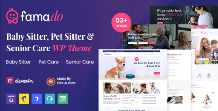 Famado - Baby & Pet Sitter Services WordPress Theme