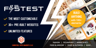 Fastestpro - Multipurpose Responsive Magento 2 Theme