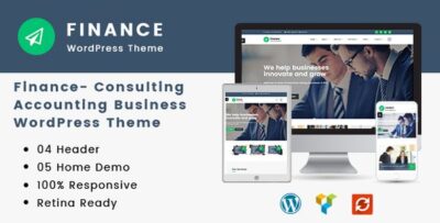 Finance Consulting Accounting WordPress Theme