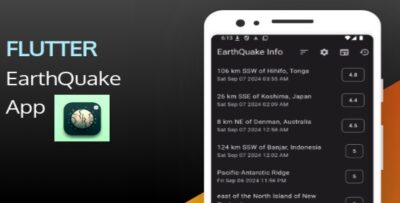 Flutter EarthQuake App