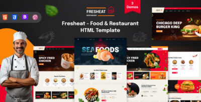 Fresheat - Food & Restaurant HTML Template