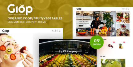 Giop - Organic FoodFruitVegetables eCommerce Shopify Theme