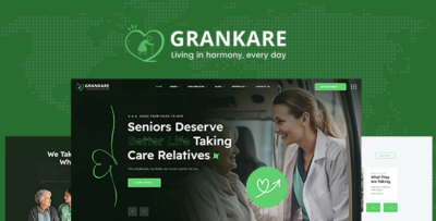 Grankare - Senior Care WordPress Theme