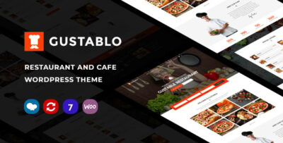 Gustablo Restaurant & Cafe Responsive WordPress Theme