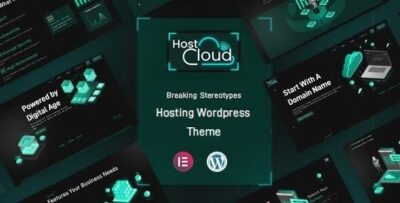 HostCloud WHMCS Hosting & Cloud Tech WordPress theme.