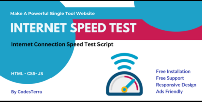 Internet Speed Test Script