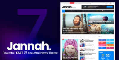 Jannah - Newspaper Magazine News BuddyPress AMP v7.3.0