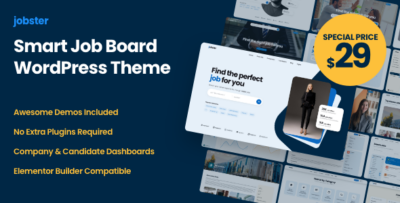 Jobster - Smart Job Board WordPress Theme