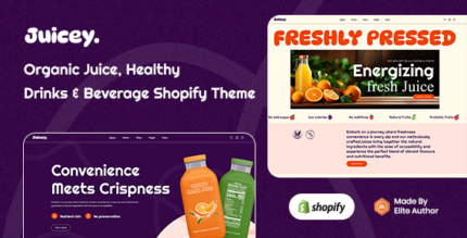 Juicey - Organic Juice & Health Drinks Shopify Theme