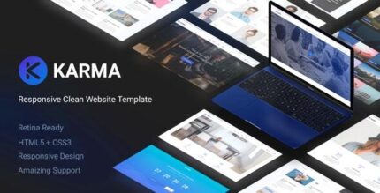 Karma - Responsive Clean Website Template