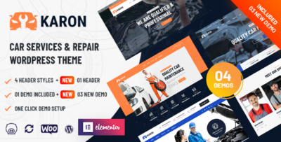 Karon - Car Repair and Service WordPress Theme