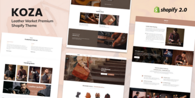 Koza - Leather Market Premium Shopify Theme