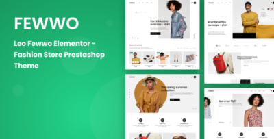 Leo Fewwo Elementor - Fashion Store Prestashop Theme