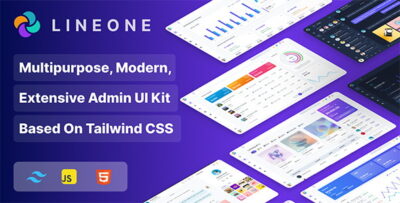 Lineone - Tailwind CSS Admin Template HTML, HTML + Laravel