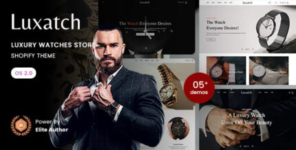 Luxatch - Luxury Watches Store Shopify 2.0 Theme