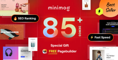 Minimog - Next-gen Multipurpose Shopify theme grade-A