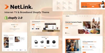 Netlink - CCTV, Broadband Services, Internet & Satellite Shopify Theme